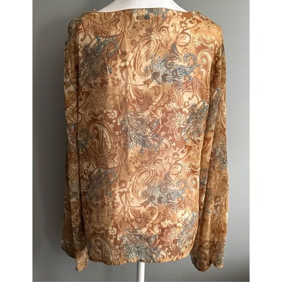 George Sheer Blouse, size XL - Picture 6 of 10